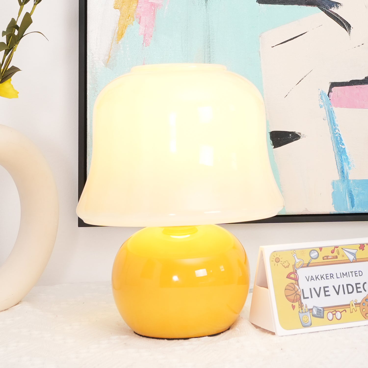 Holg Ceramic Luxury Table Lamp-Neutral Decor