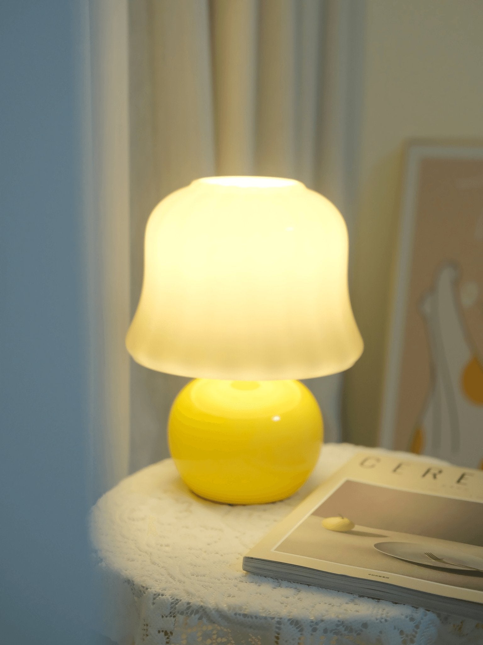 Holg Ceramic Luxury Table Lamp-Neutral Decor