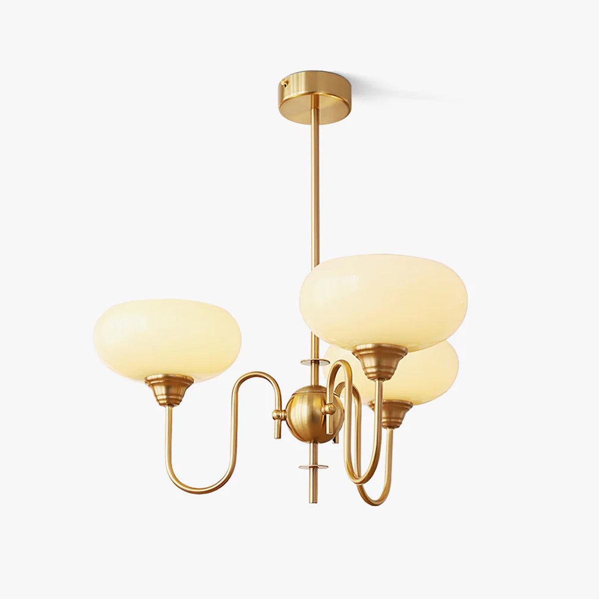 Pavenor Creamy Persimmon Chandelier-Neutral Decor