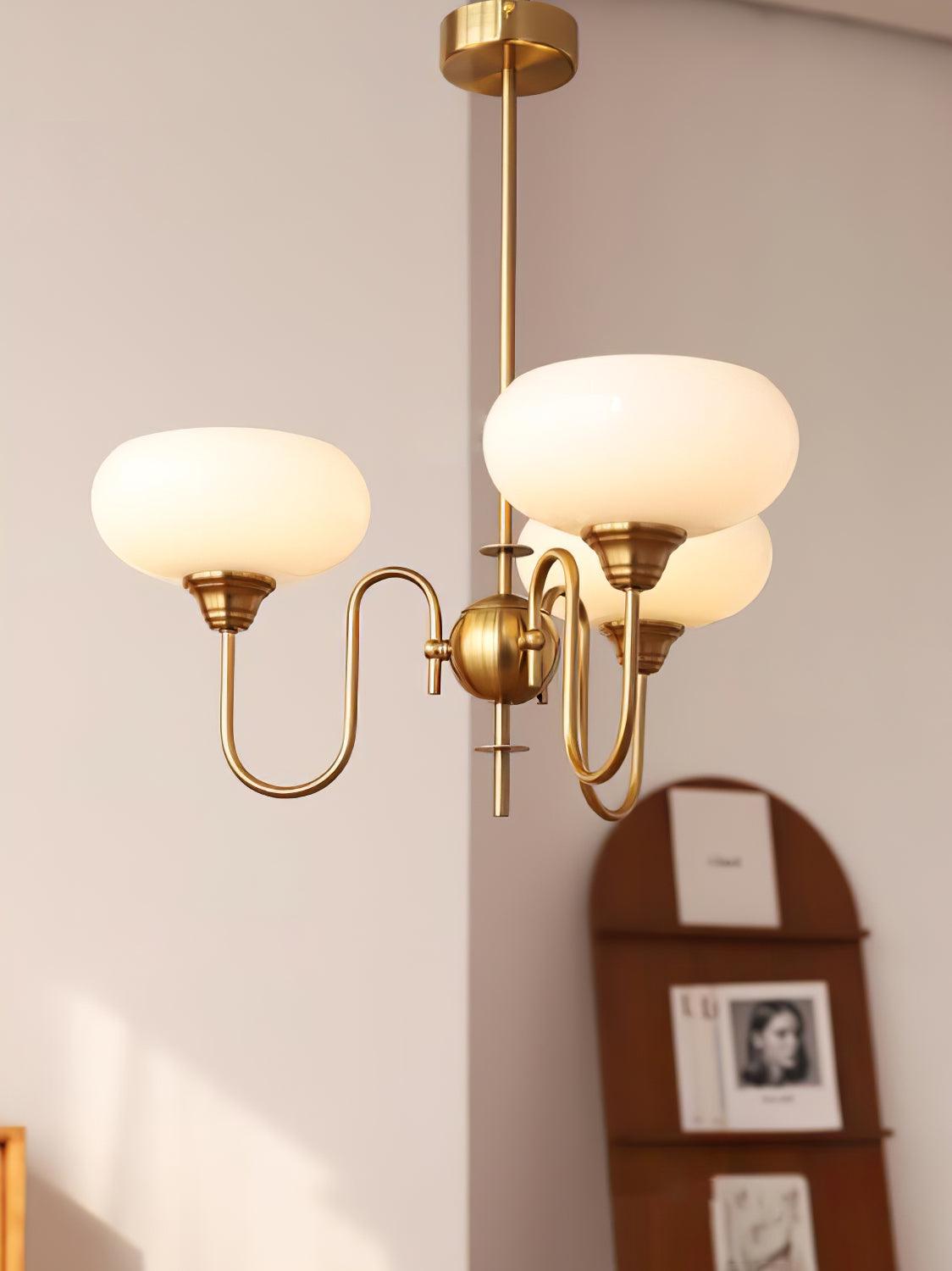 Pavenor Creamy Persimmon Chandelier-Neutral Decor