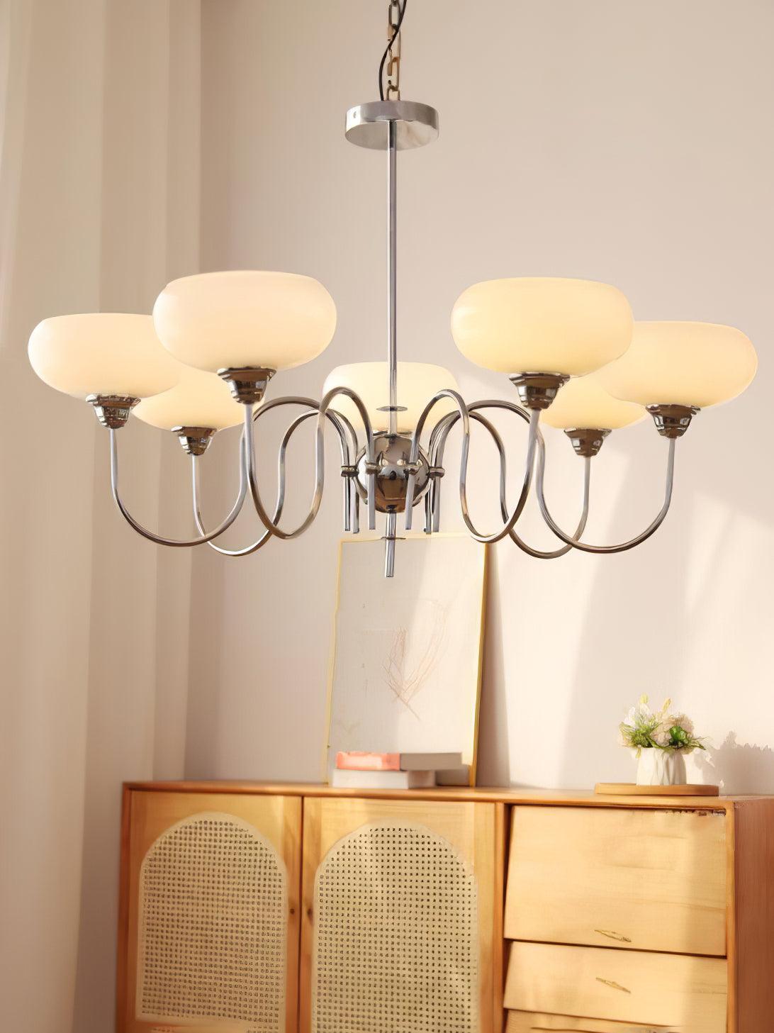 Pavenor Creamy Persimmon Chandelier-Neutral Decor