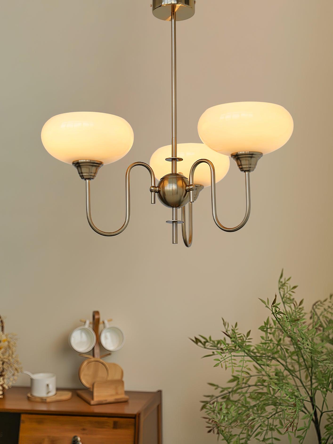 Pavenor Creamy Persimmon Chandelier-Neutral Decor