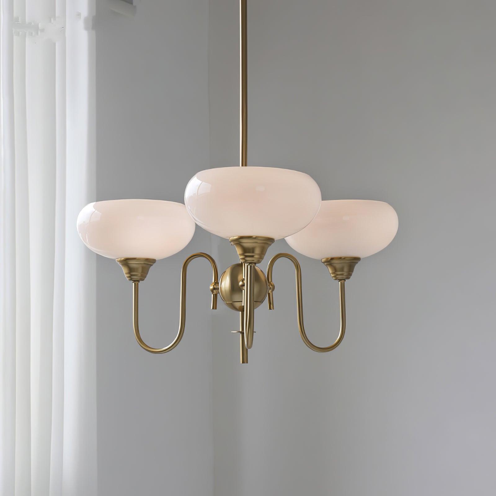 Pavenor Creamy Persimmon Chandelier-Neutral Decor