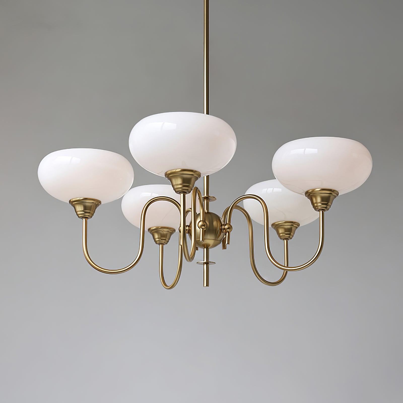 Pavenor Creamy Persimmon Chandelier-Neutral Decor