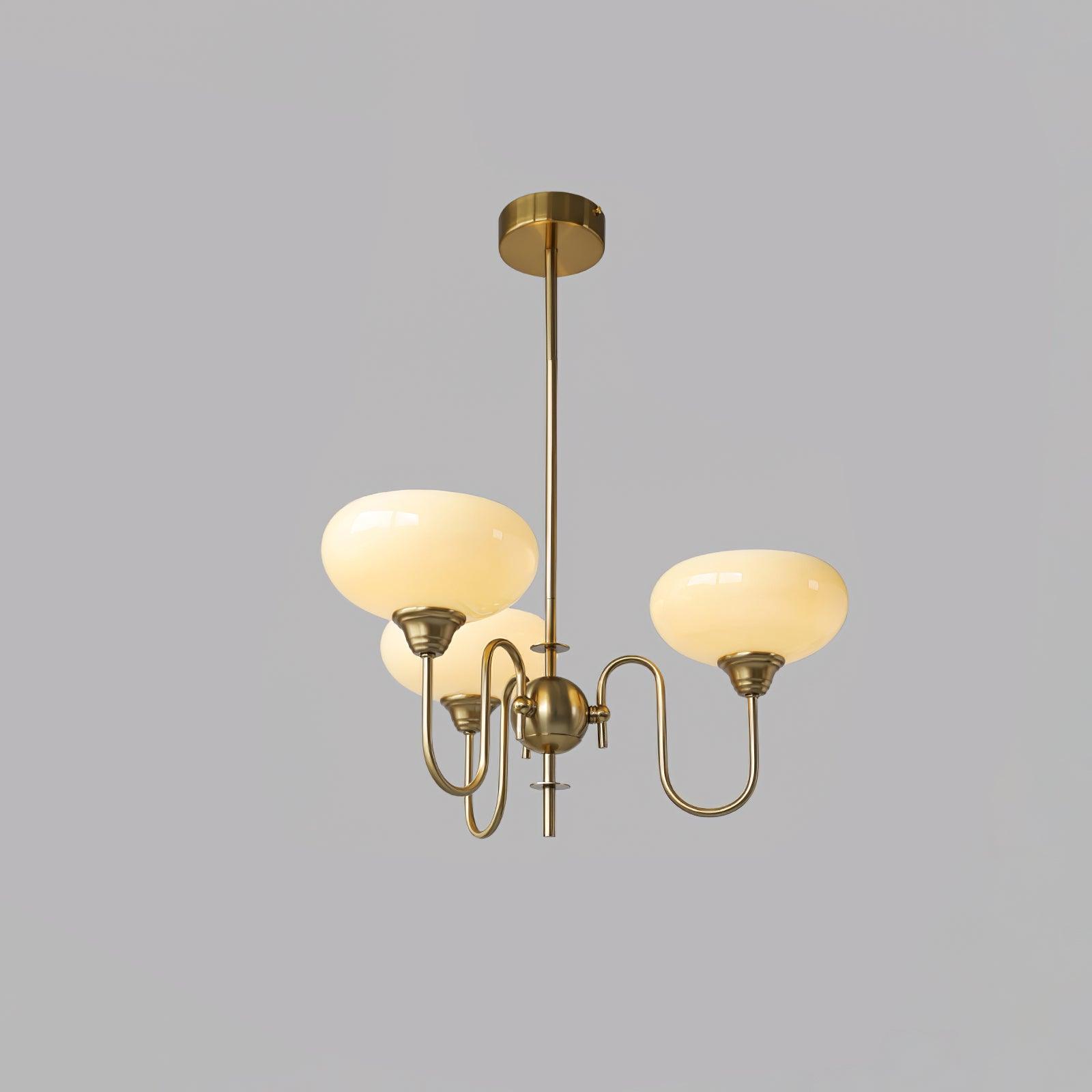 Pavenor Creamy Persimmon Chandelier-Neutral Decor