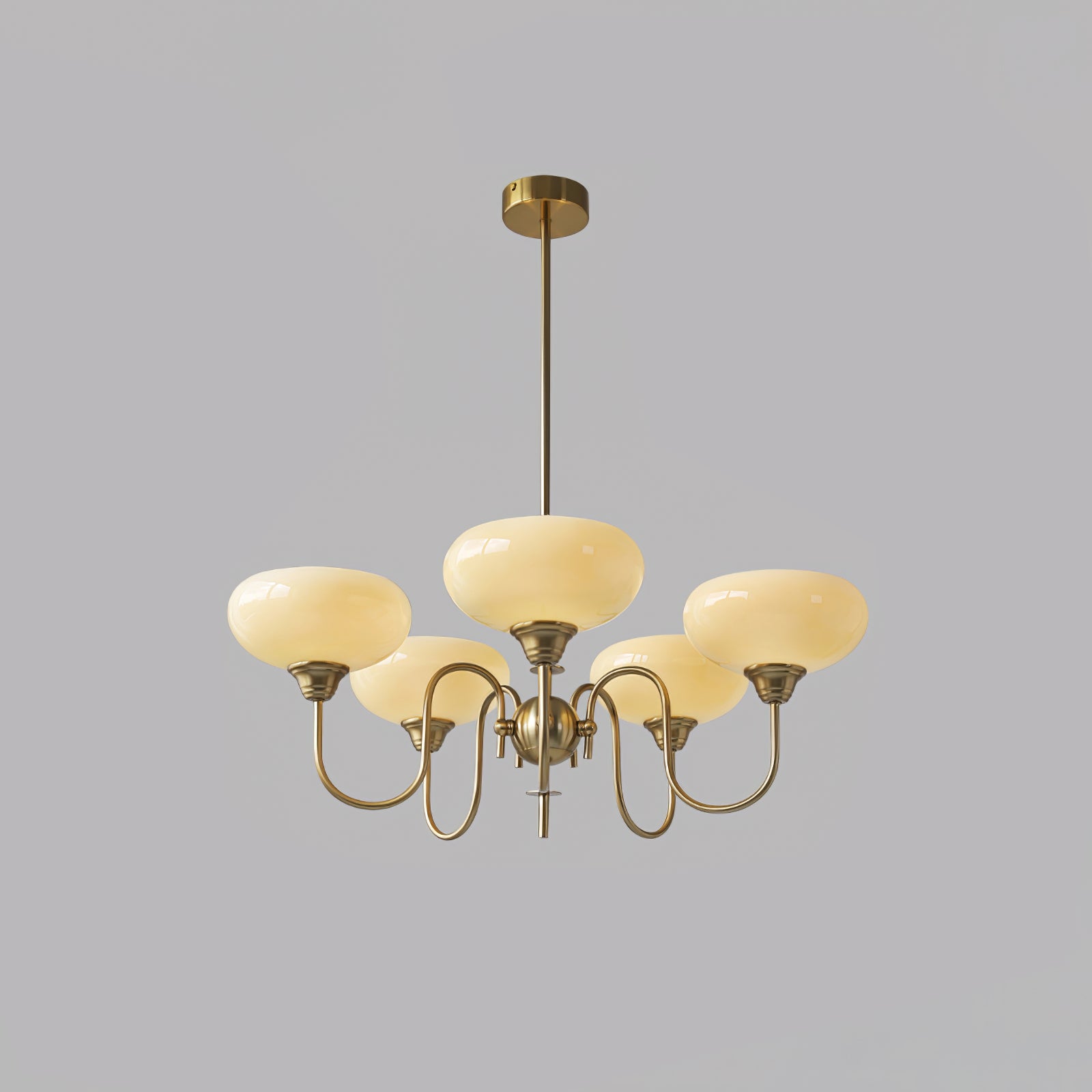 Pavenor Creamy Persimmon Chandelier-Neutral Decor