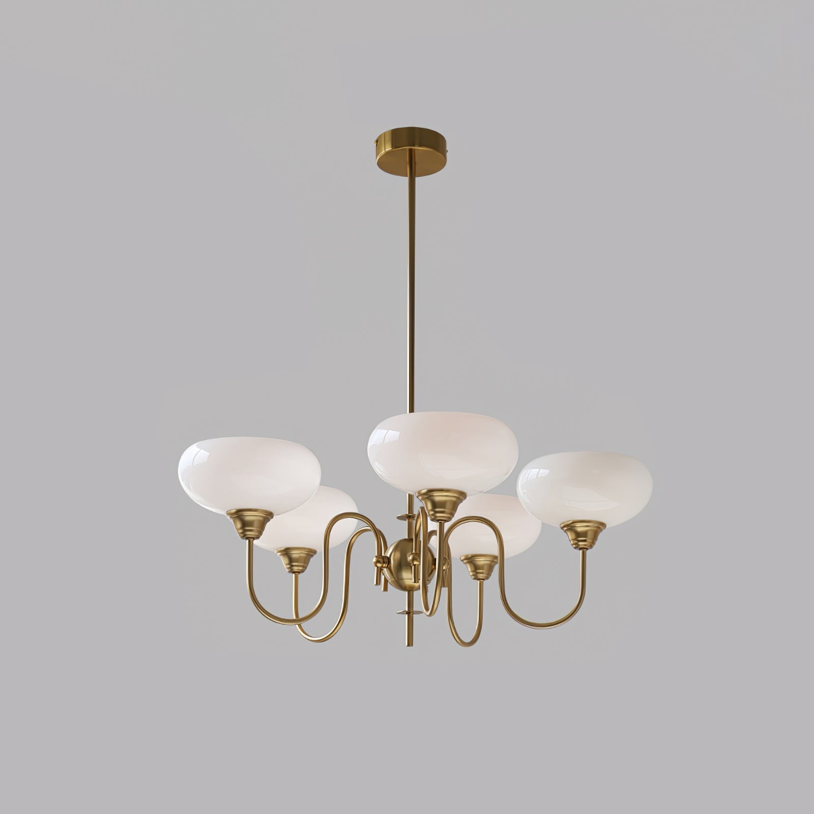 Pavenor Creamy Persimmon Chandelier-Neutral Decor