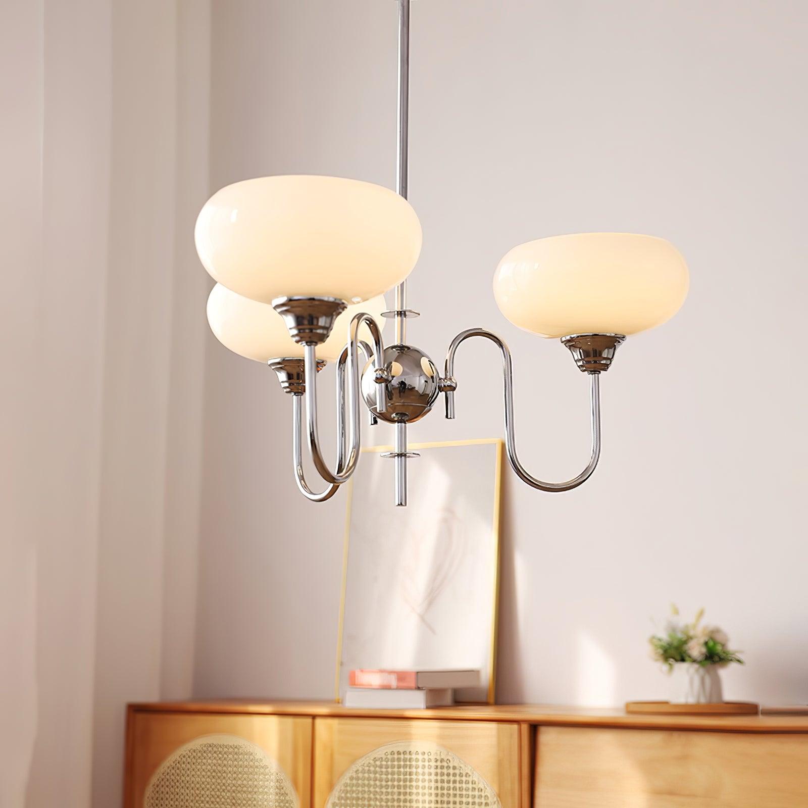 Pavenor Creamy Persimmon Chandelier-Neutral Decor