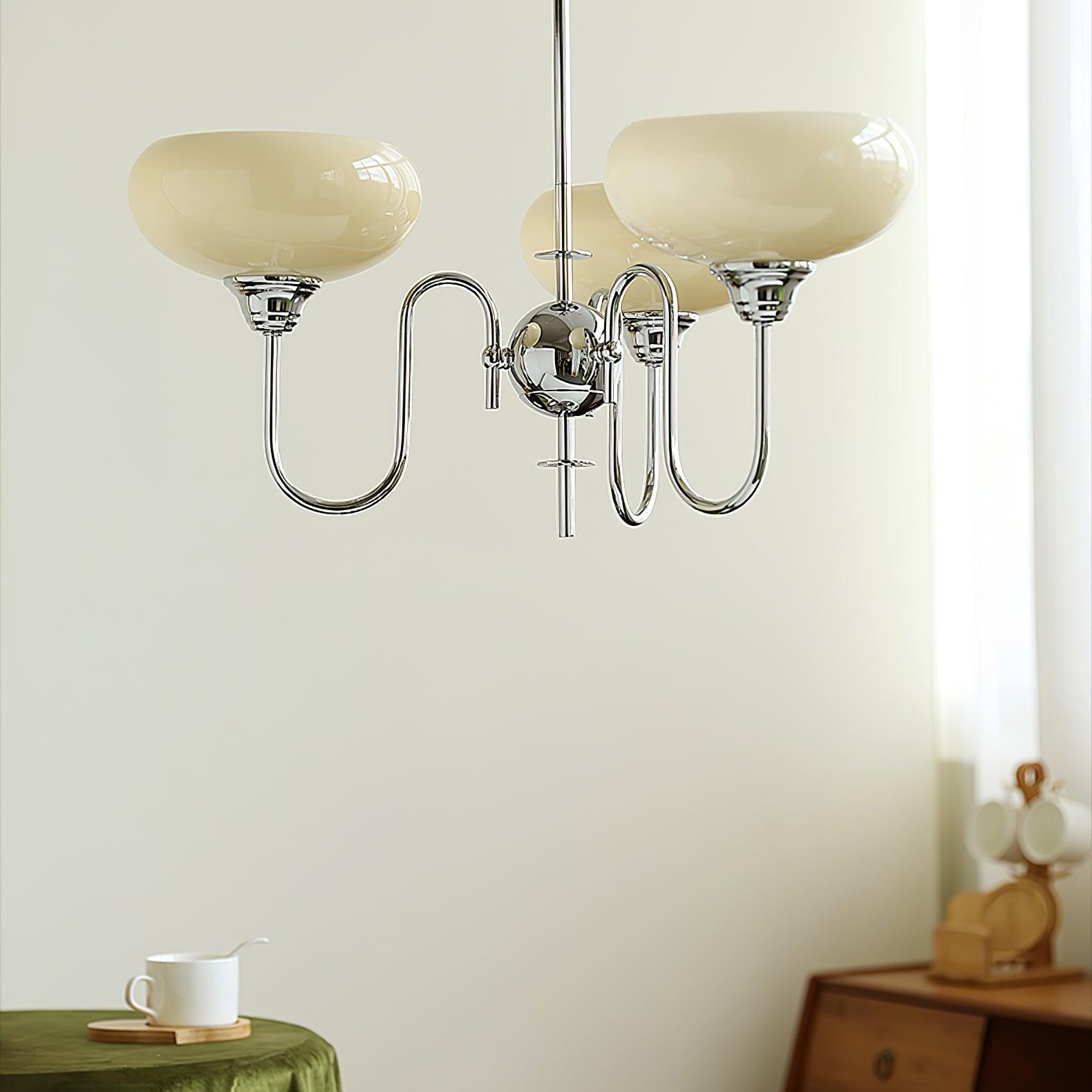 Pavenor Creamy Persimmon Chandelier-Neutral Decor