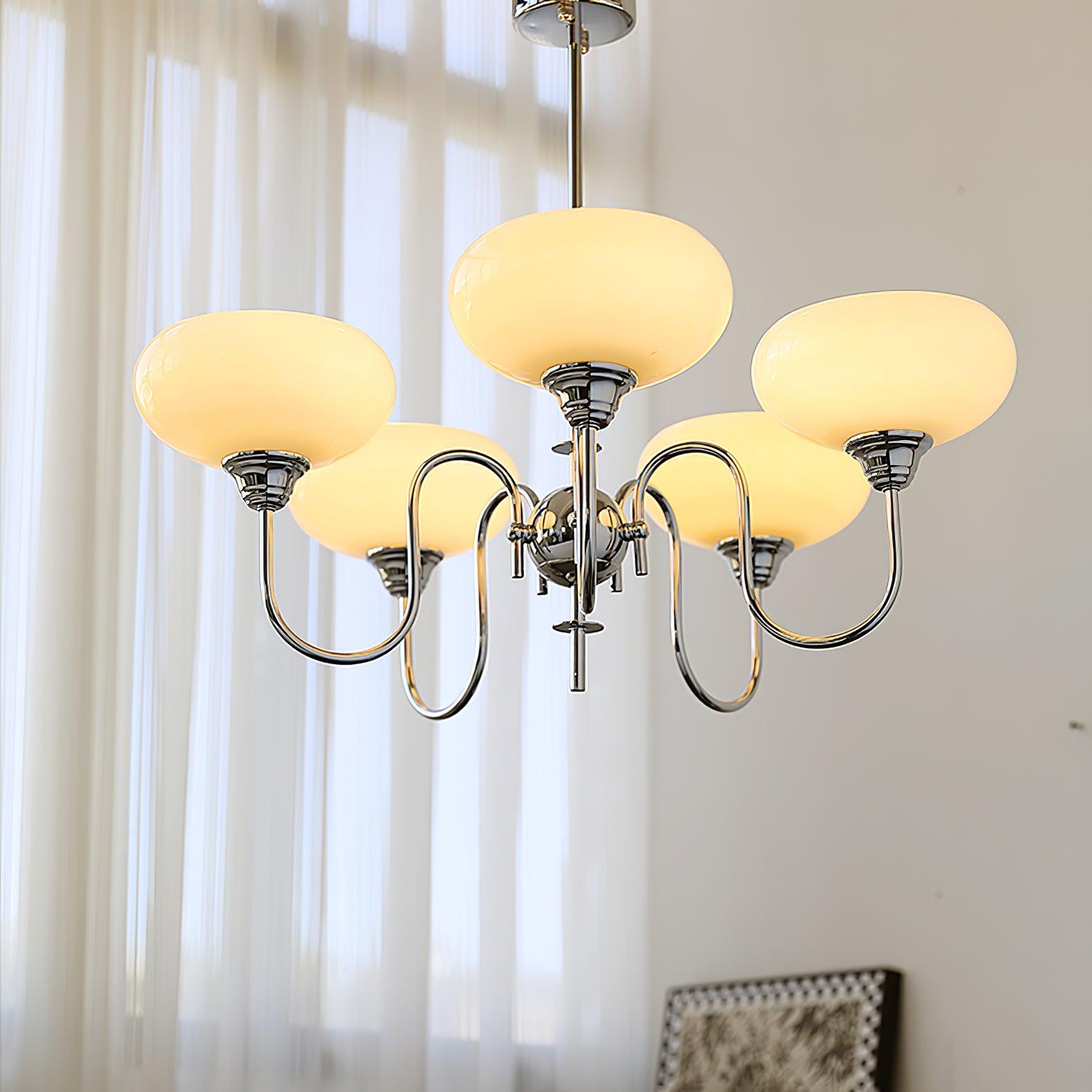 Pavenor Creamy Persimmon Chandelier-Neutral Decor