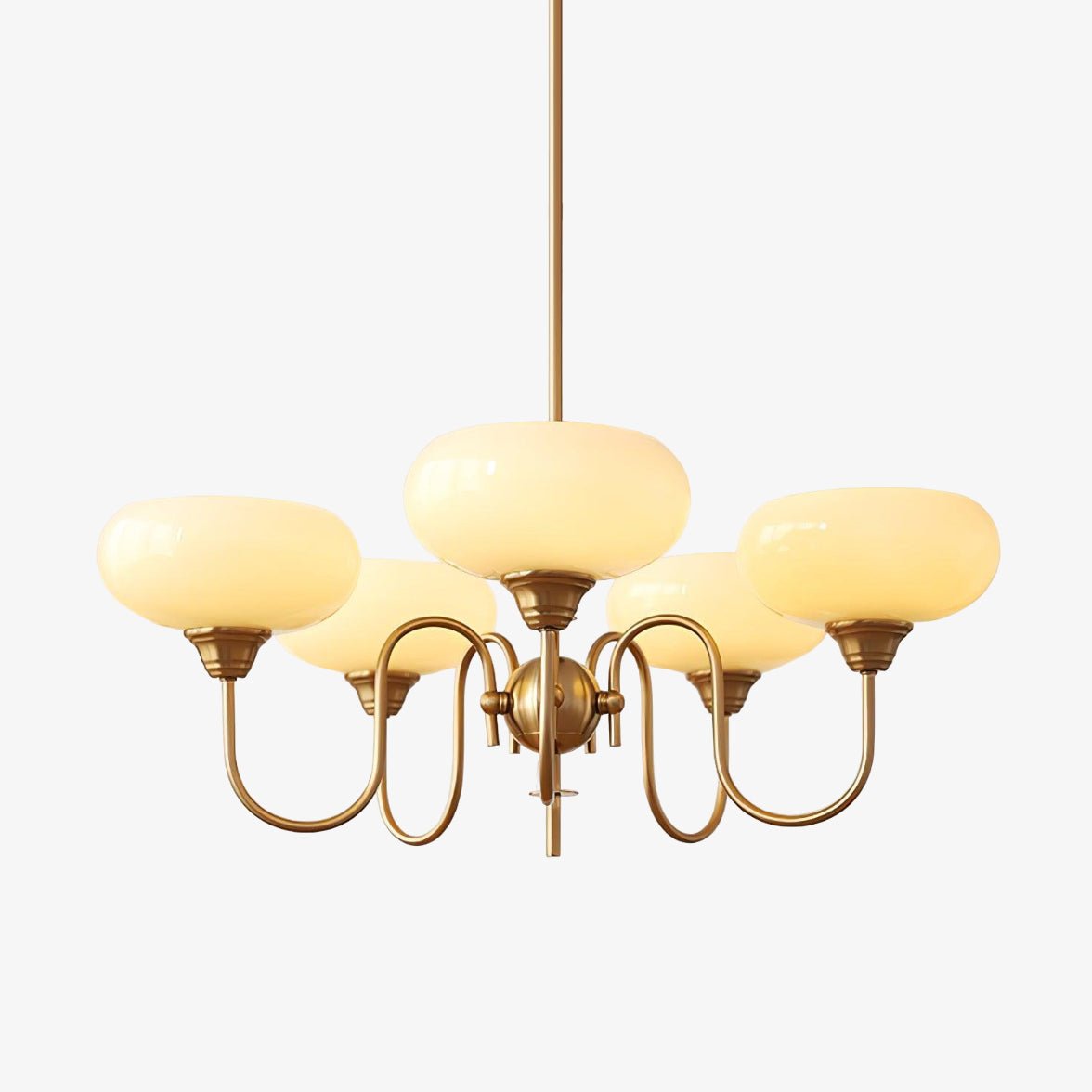 Pavenor Creamy Persimmon Chandelier-Neutral Decor