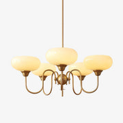 Pavenor Creamy Persimmon Chandelier-Neutral Decor