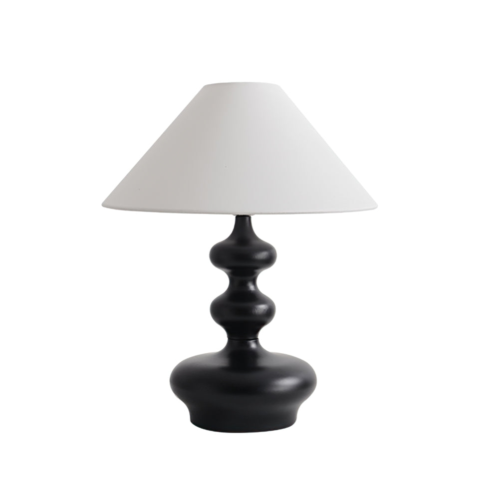 Vominex Wood Fabric Vintage Table Lamp-Neutral Decor