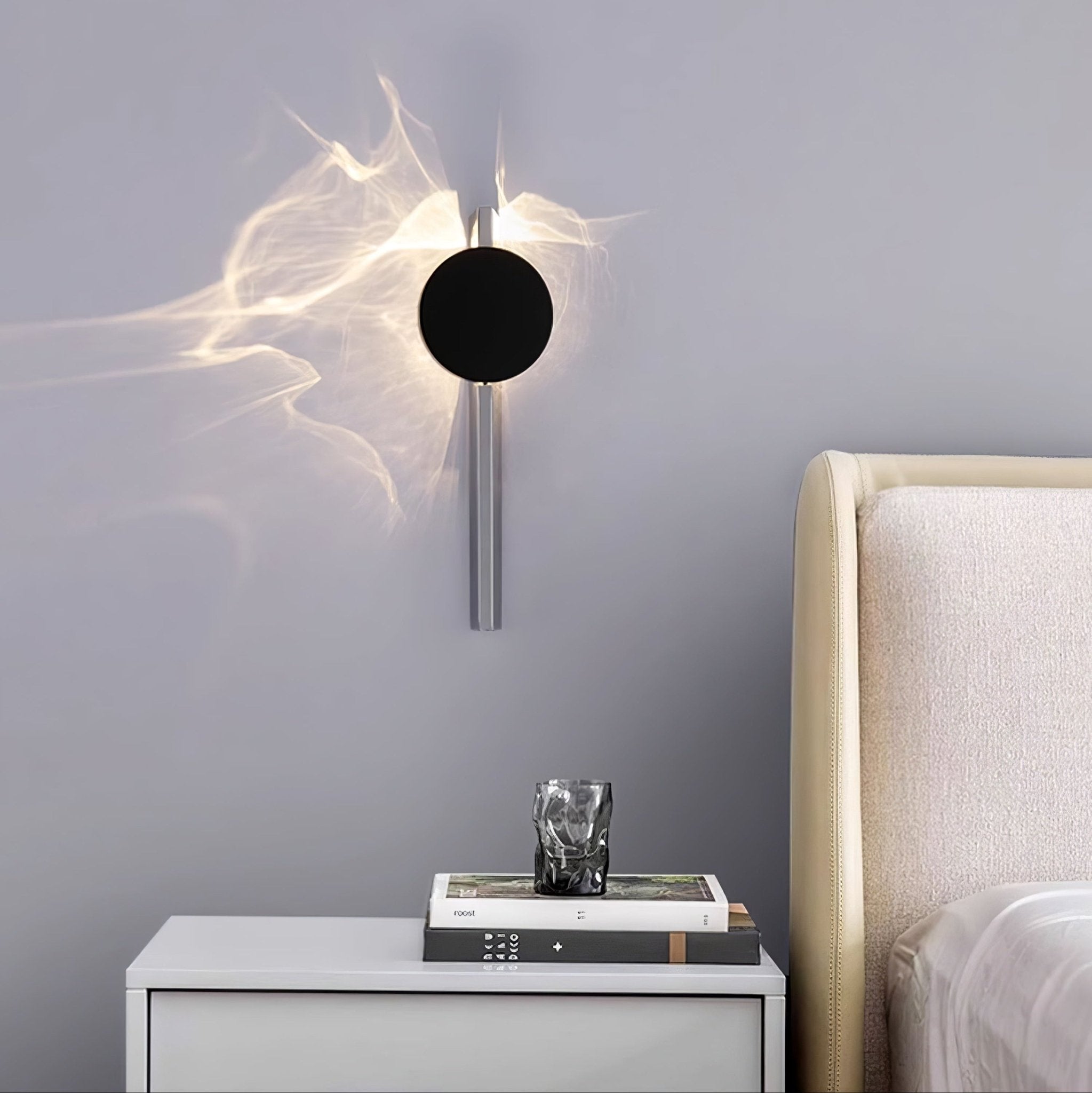 Walo Creative Light And Shadow Wall Lamp-Neutral Decor