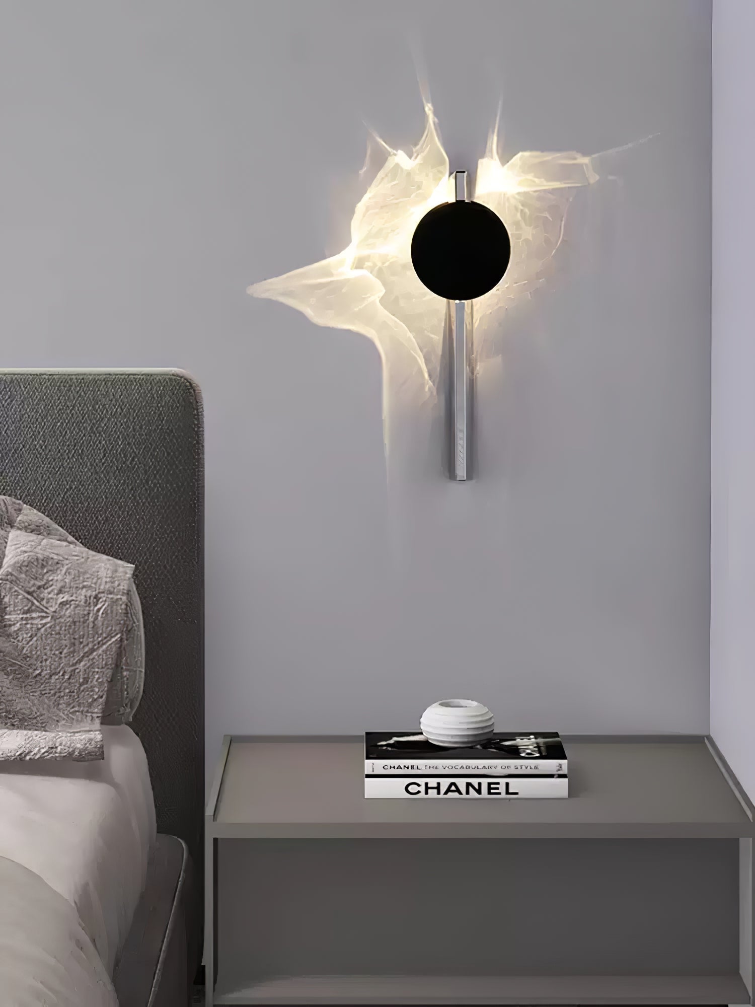 Walo Creative Light And Shadow Wall Lamp-Neutral Decor