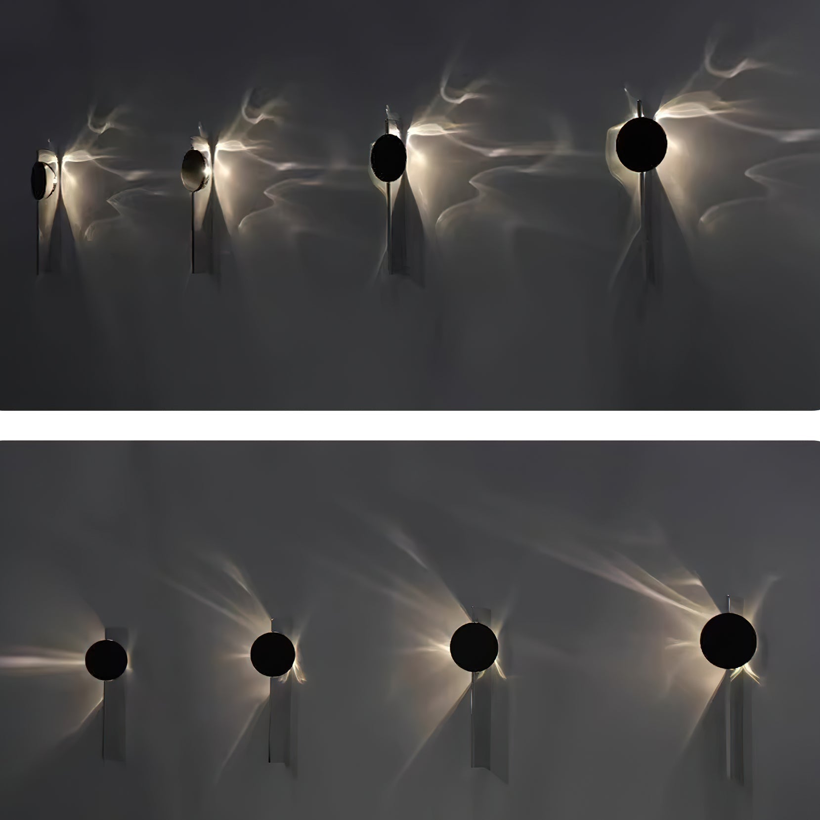 Walo Creative Light And Shadow Wall Lamp-Neutral Decor