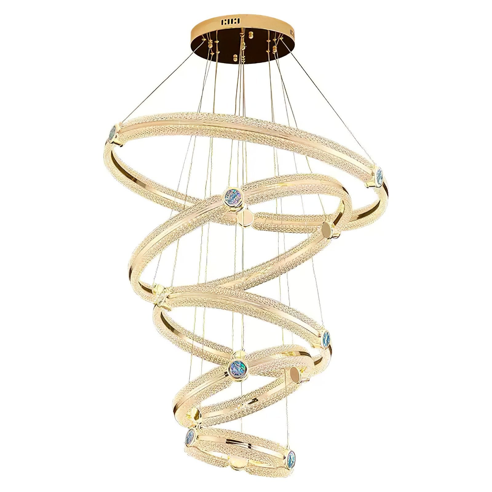 Aurora Chandelier Creative Ring-Neutral Decor