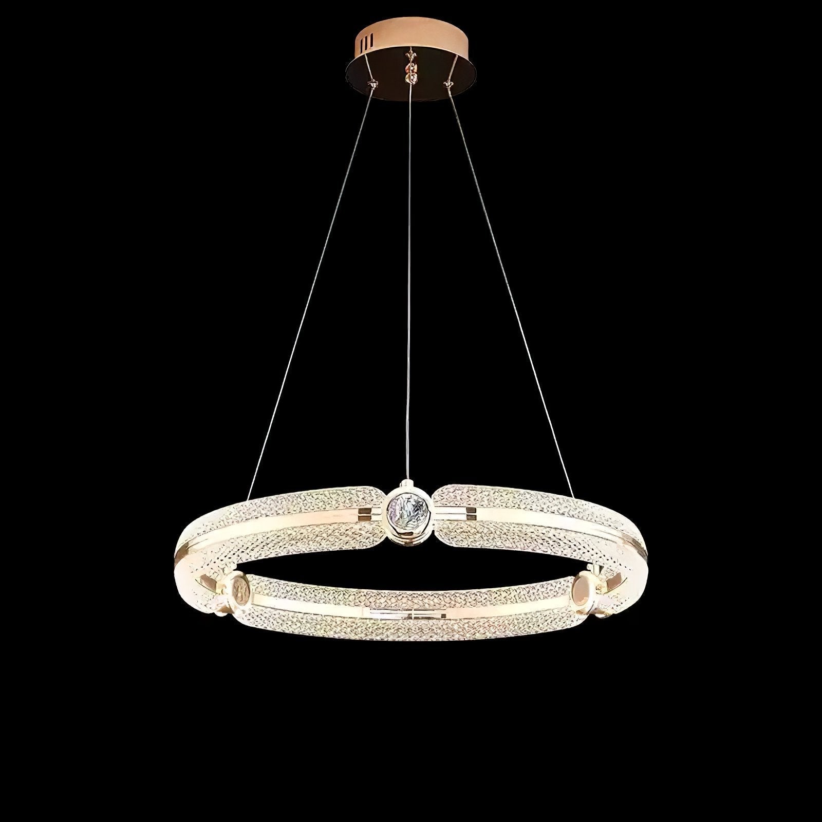 Aurora Chandelier Creative Ring-Neutral Decor