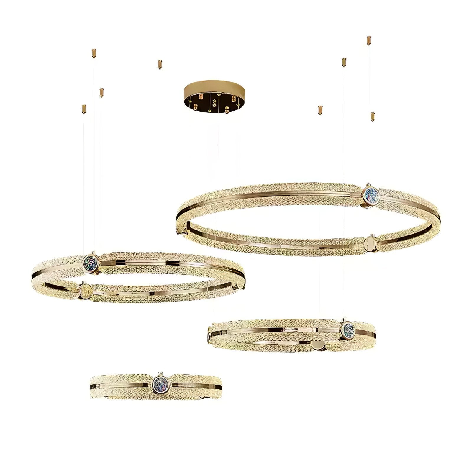 Aurora Chandelier Creative Ring-Neutral Decor