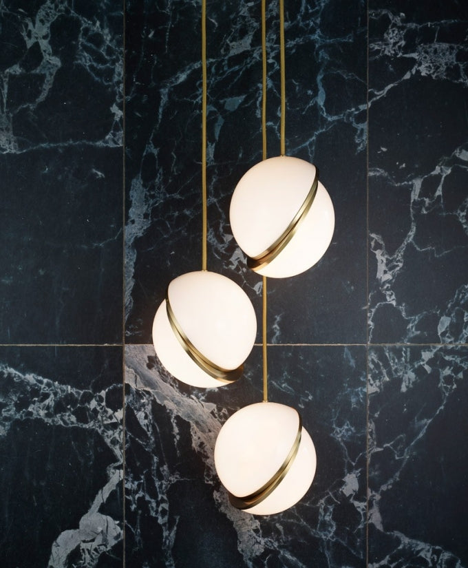 Cavira Pendant Minimalistic Glass Lamp-Neutral Decor