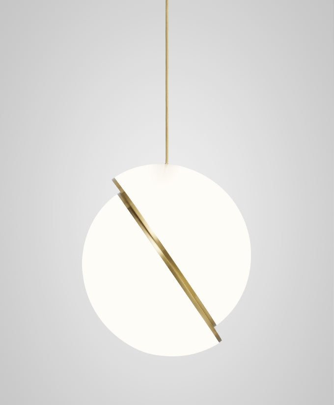 Cavira Pendant Minimalistic Glass Lamp-Neutral Decor