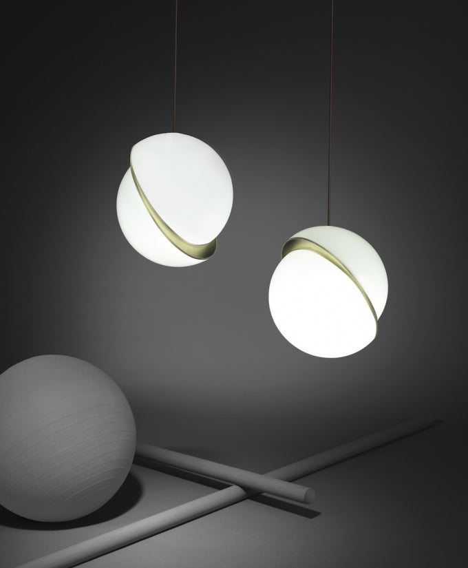 Cavira Pendant Minimalistic Glass Lamp-Neutral Decor