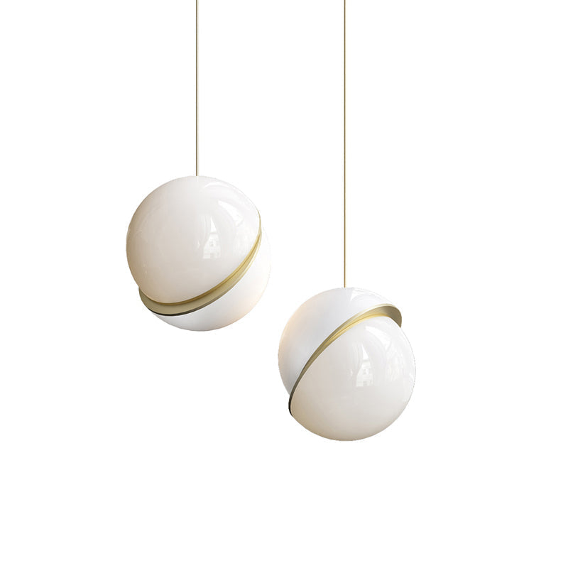 Cavira Pendant Minimalistic Glass Lamp-Neutral Decor