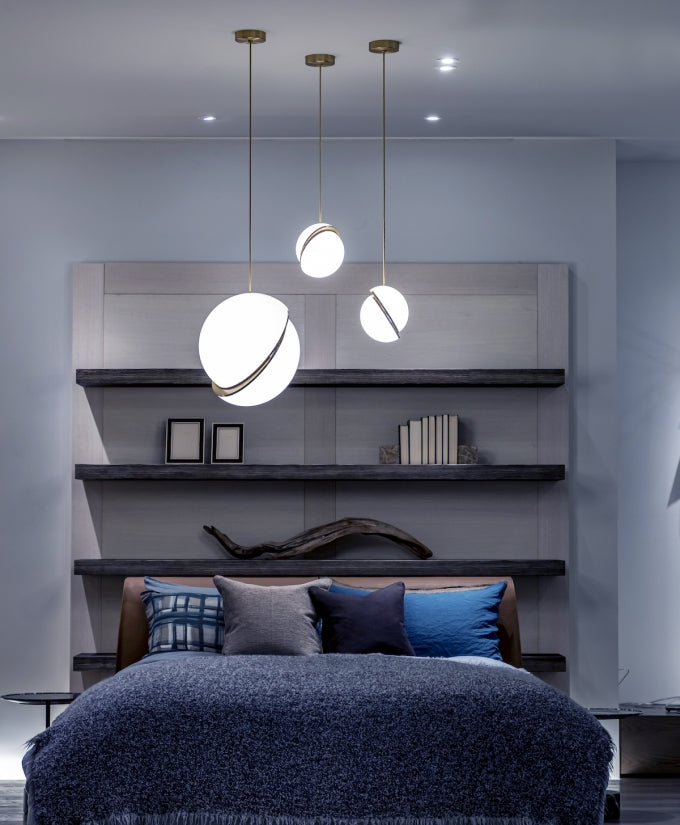Cavira Pendant Minimalistic Glass Lamp-Neutral Decor