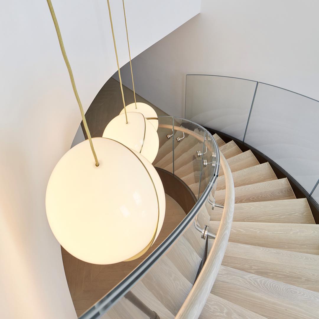 Cavira Pendant Minimalistic Glass Lamp-Neutral Decor