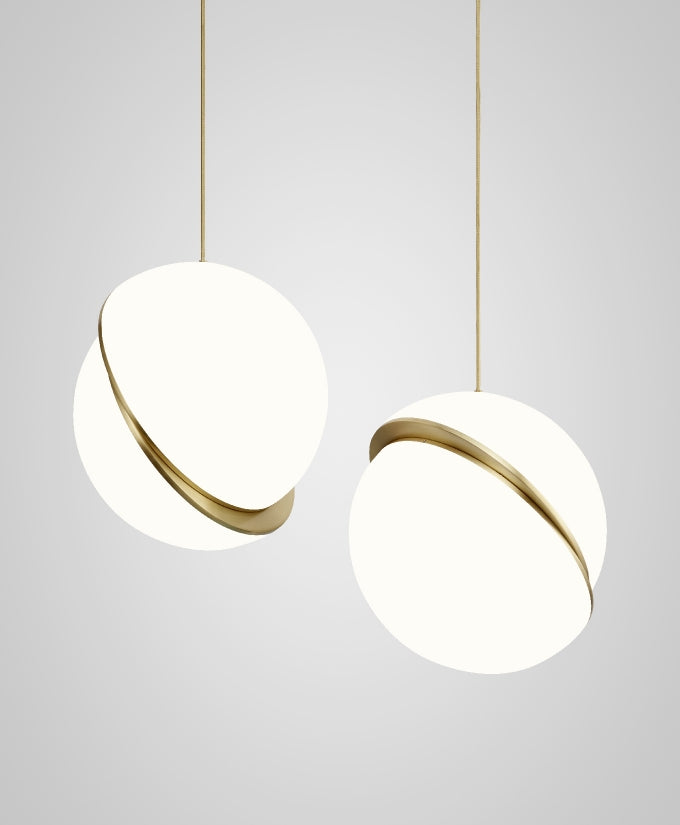 Cavira Pendant Minimalistic Glass Lamp-Neutral Decor