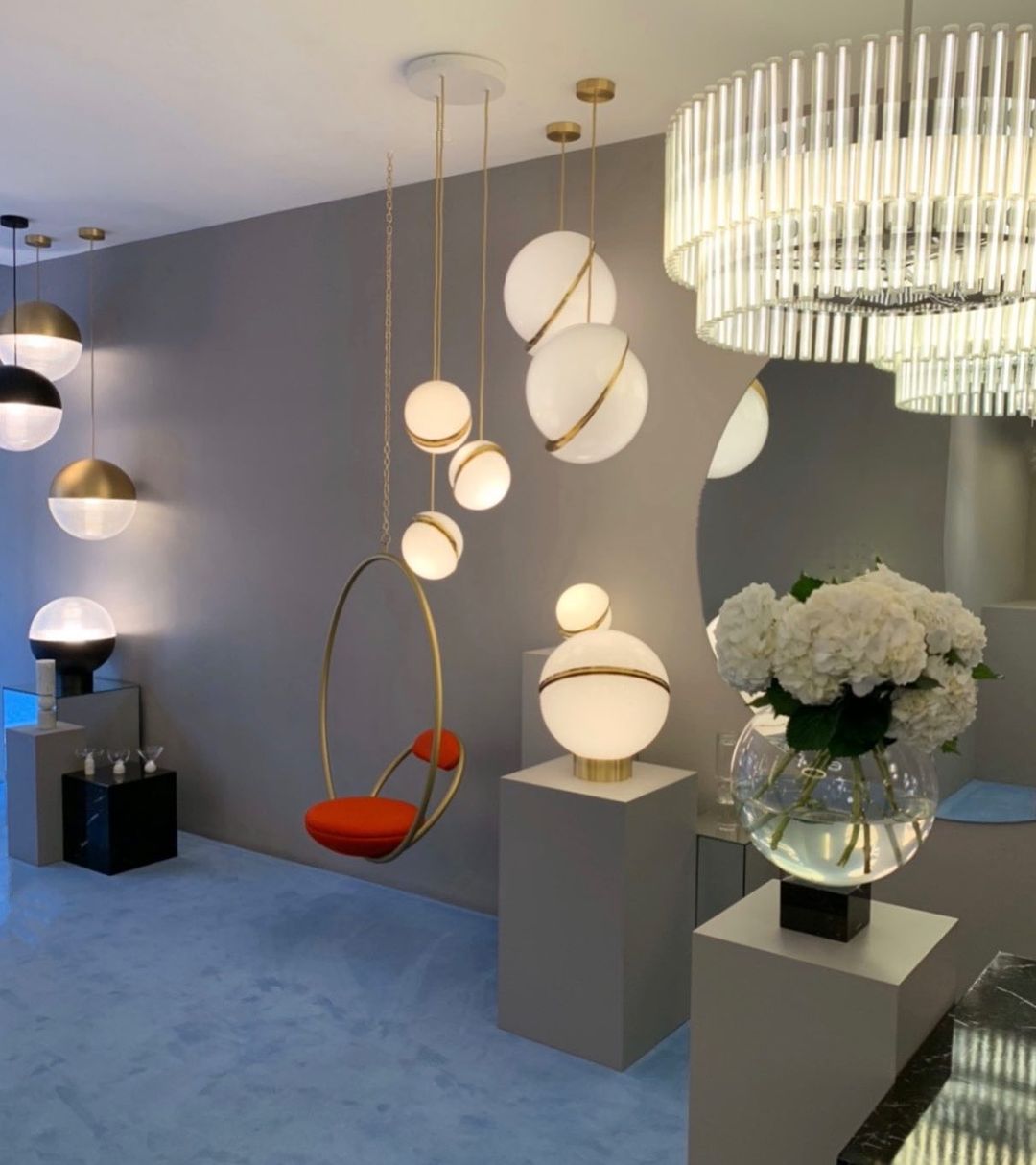 Cavira Pendant Minimalistic Glass Lamp-Neutral Decor