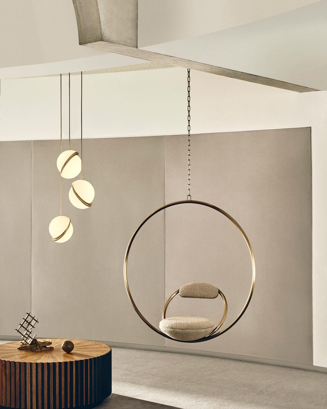 Cavira Pendant Minimalistic Glass Lamp-Neutral Decor