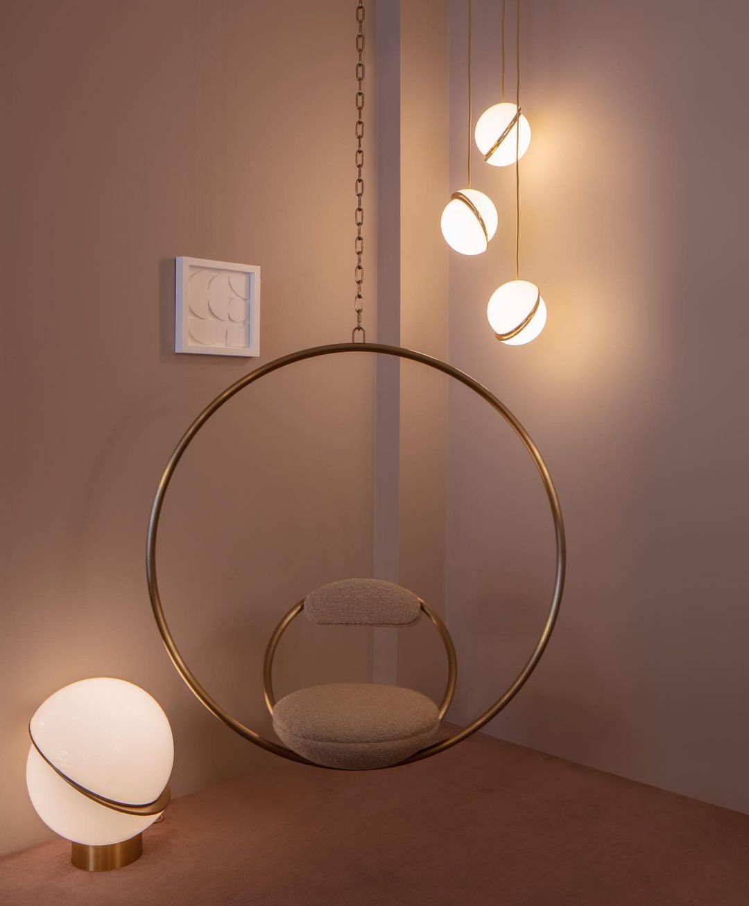 Cavira Pendant Minimalistic Glass Lamp-Neutral Decor