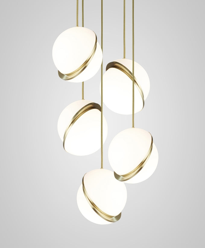 Cavira Pendant Minimalistic Glass Lamp-Neutral Decor