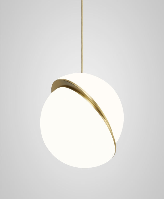 Cavira Pendant Minimalistic Glass Lamp-Neutral Decor