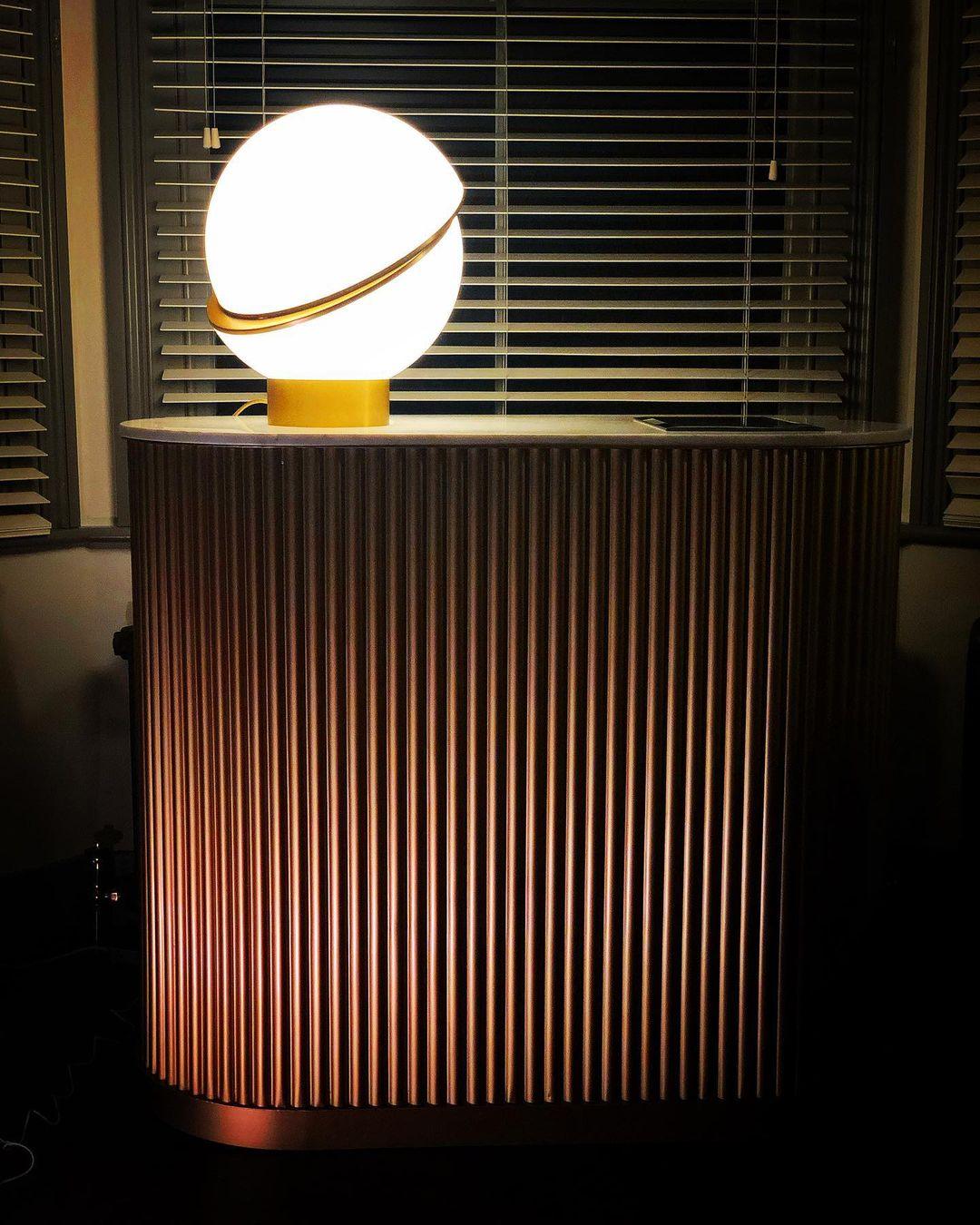 Solaria Futuristic Table Lamp-Neutral Decor