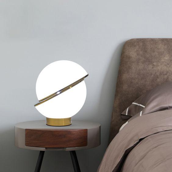 Solaria Futuristic Table Lamp-Neutral Decor