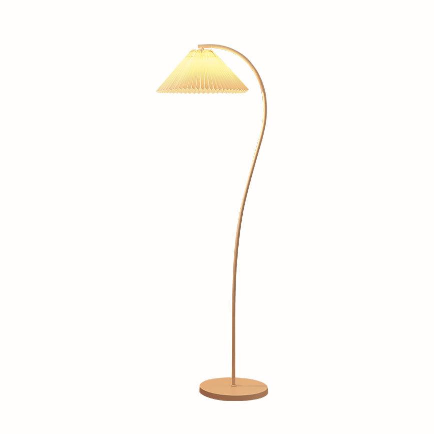 Fyrel Minimalist Fabric Floor Lamp-Neutral Decor
