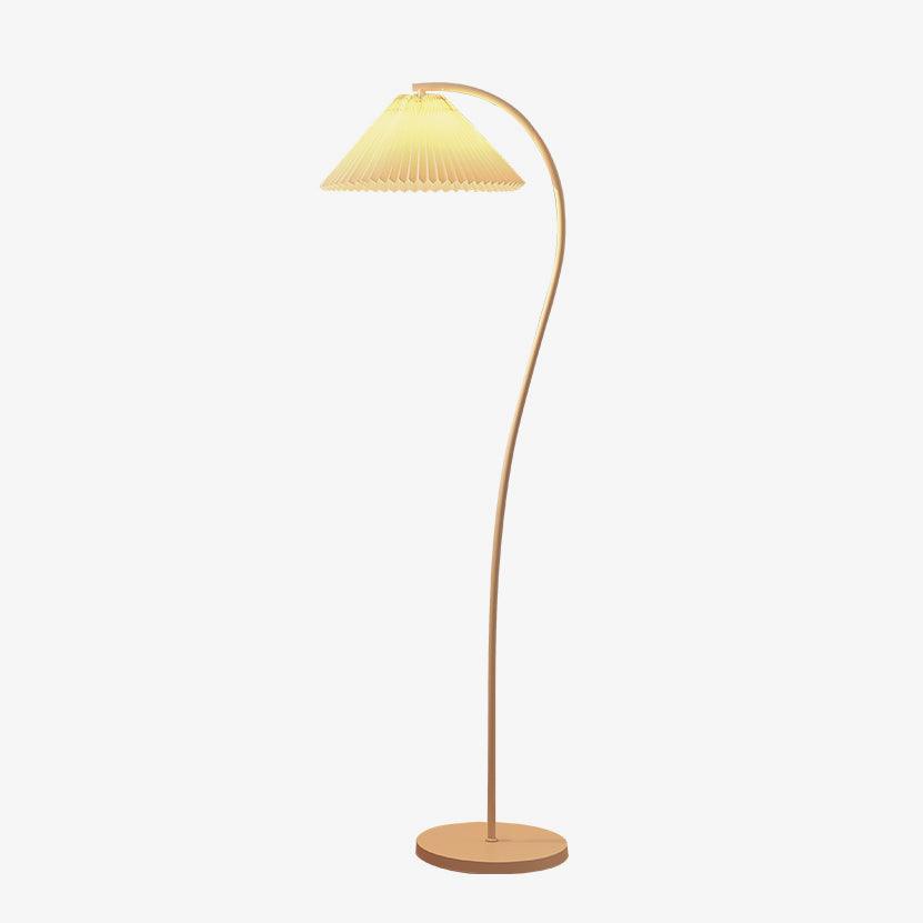Fyrel Minimalist Fabric Floor Lamp-Neutral Decor