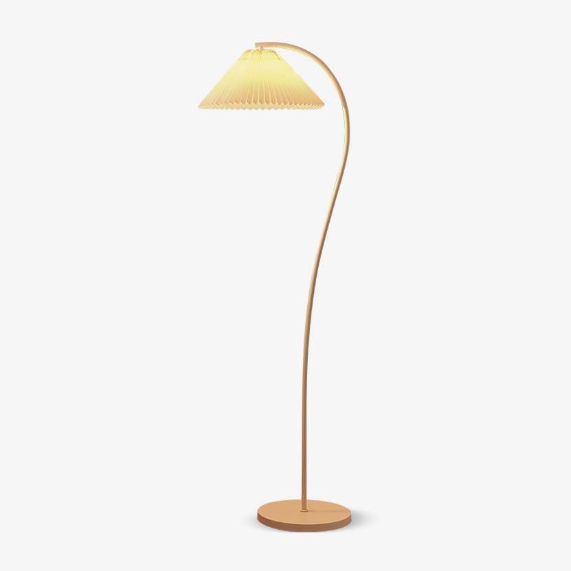 Fyrel Minimalist Fabric Floor Lamp-Neutral Decor