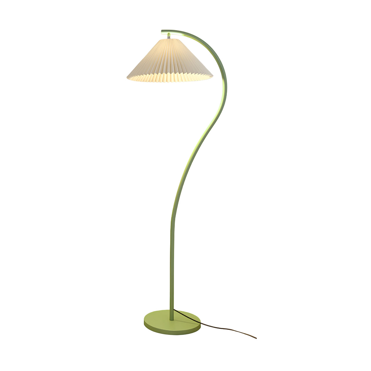 Fyrel Minimalist Fabric Floor Lamp-Neutral Decor