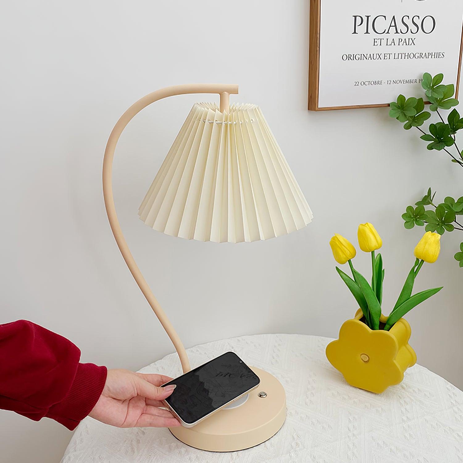 Evlaeus Minimalist Wood Desk Lamp-Neutral Decor