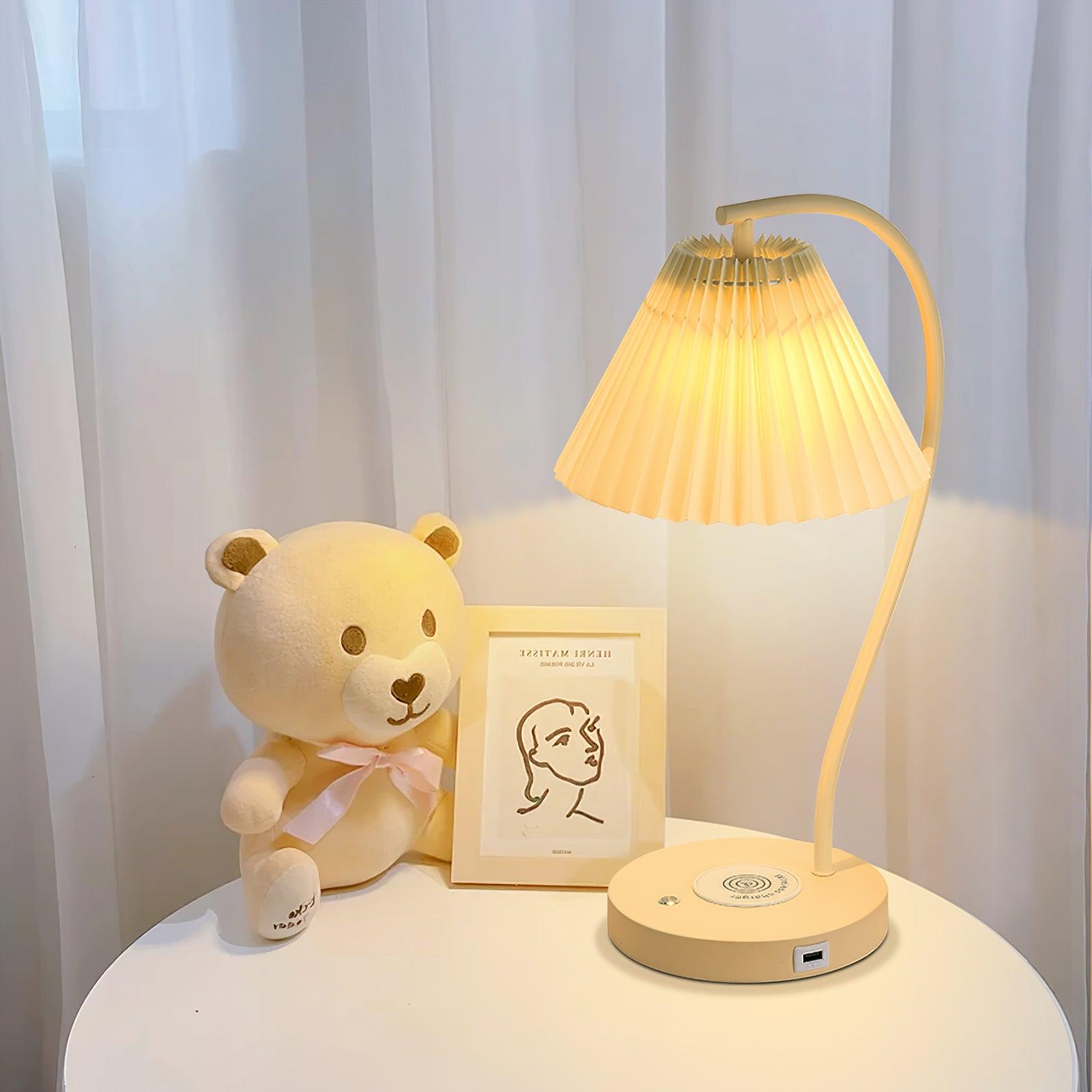 Evlaeus Minimalist Wood Desk Lamp-Neutral Decor