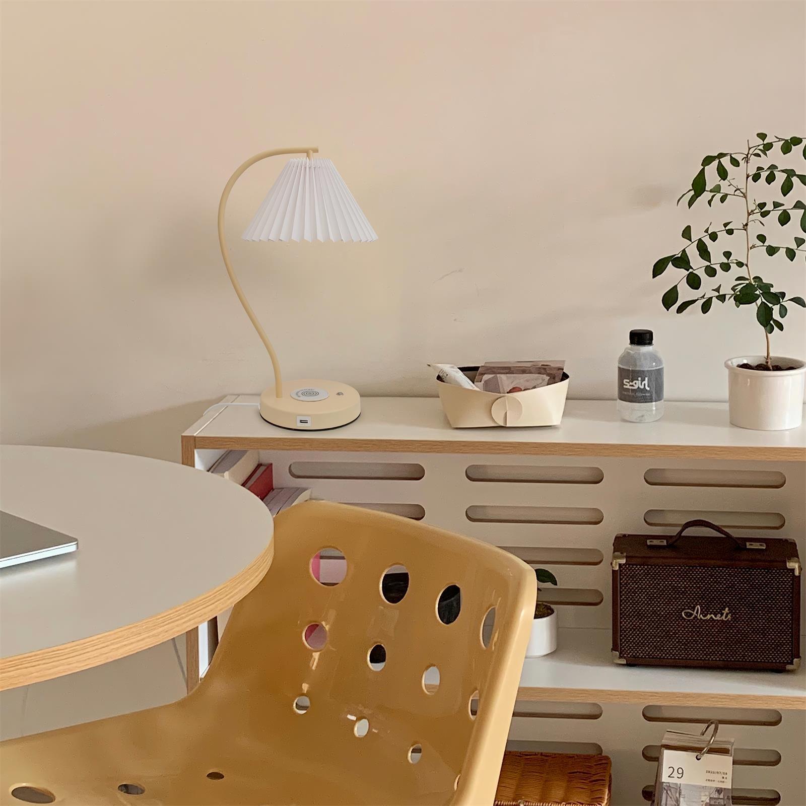 Evlaeus Minimalist Wood Desk Lamp-Neutral Decor