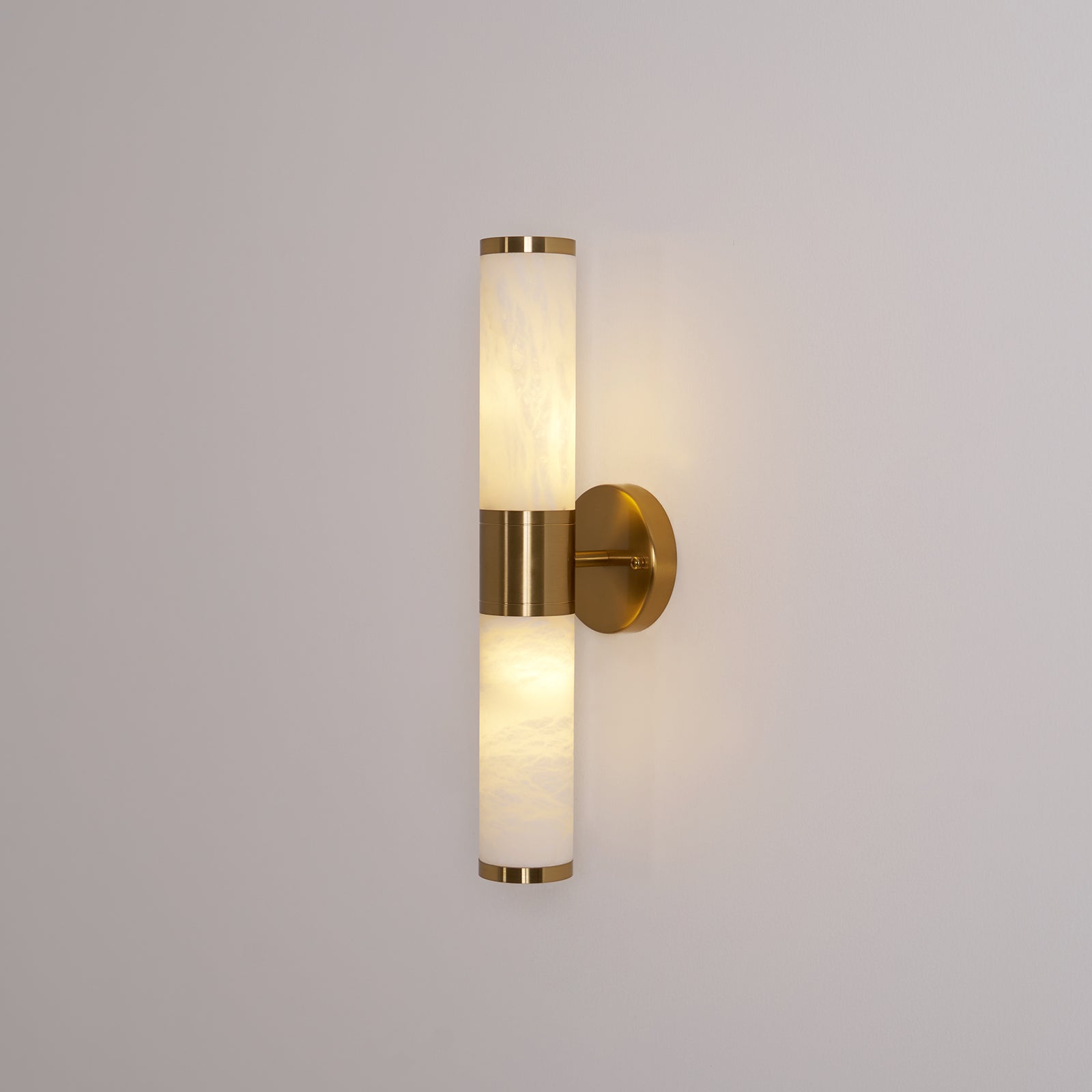 Tira Minimalist Alabaster Wall Lamp-Neutral Decor