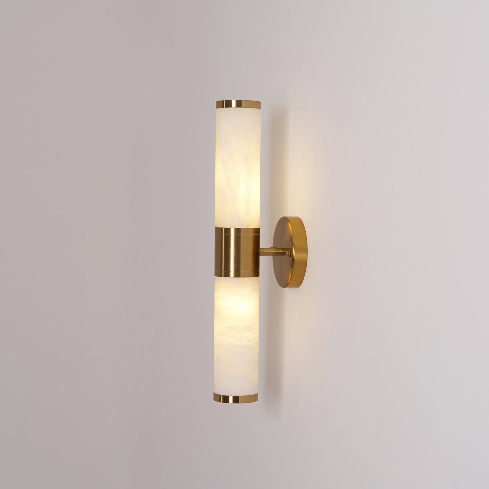 Tira Minimalist Alabaster Wall Lamp-Neutral Decor
