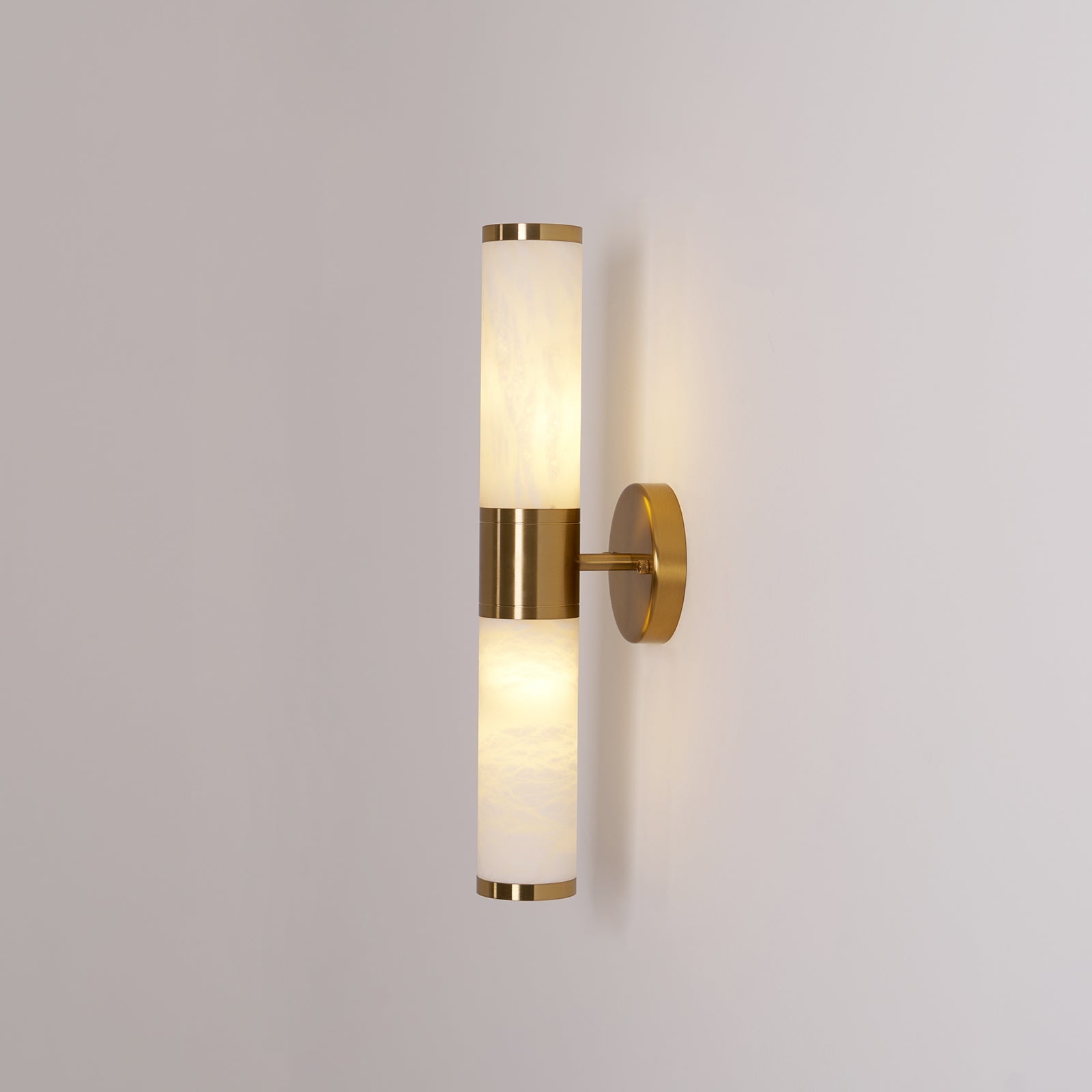 Lampatron Alabaster Wall Lamp-Neutral Decor