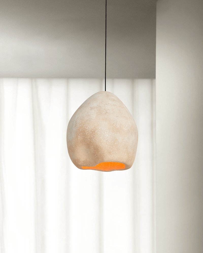 Tero Wabi-Sabi Composite Pendant Lamp-Neutral Decor