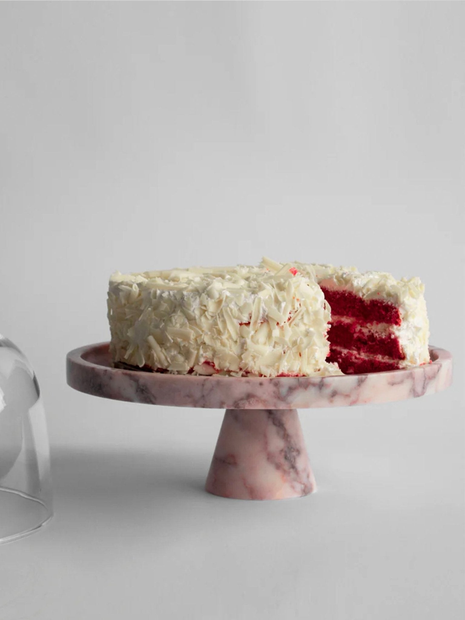 Tesk Marquina Marble Pedestal Tray-Neutral Decor