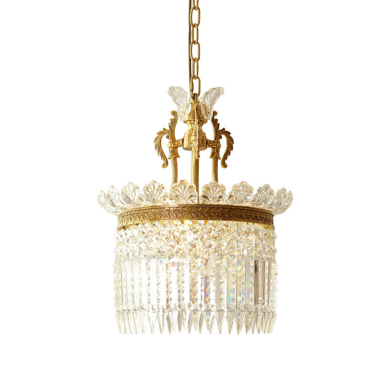 Xelra Chandelier Brass & Crystal - Neutralighting